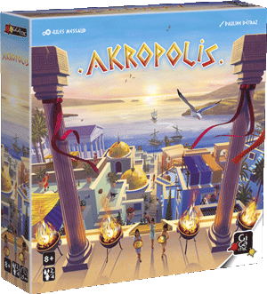 Boite du jeu de société adulte Akropolis