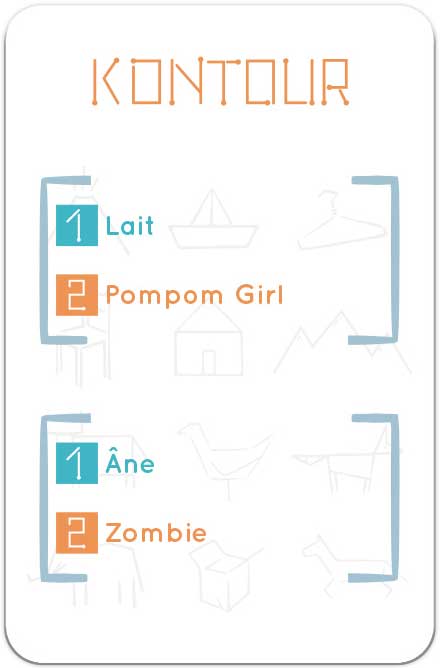 Carte pioché Kontour